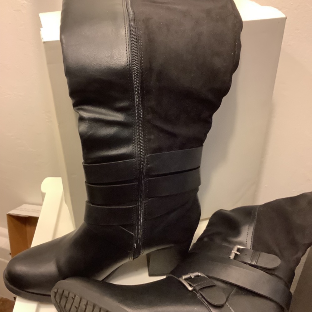 Jamari’s Knee High Boots by Style & Co./ Black Size 8.5 - Picture 2 of 3